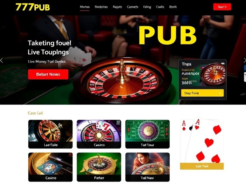 Welcome to 777pub.com – your premier destination for online gambling games. Explore slots, live dealers, sports betting, and casino bonuses. Play for real money today!